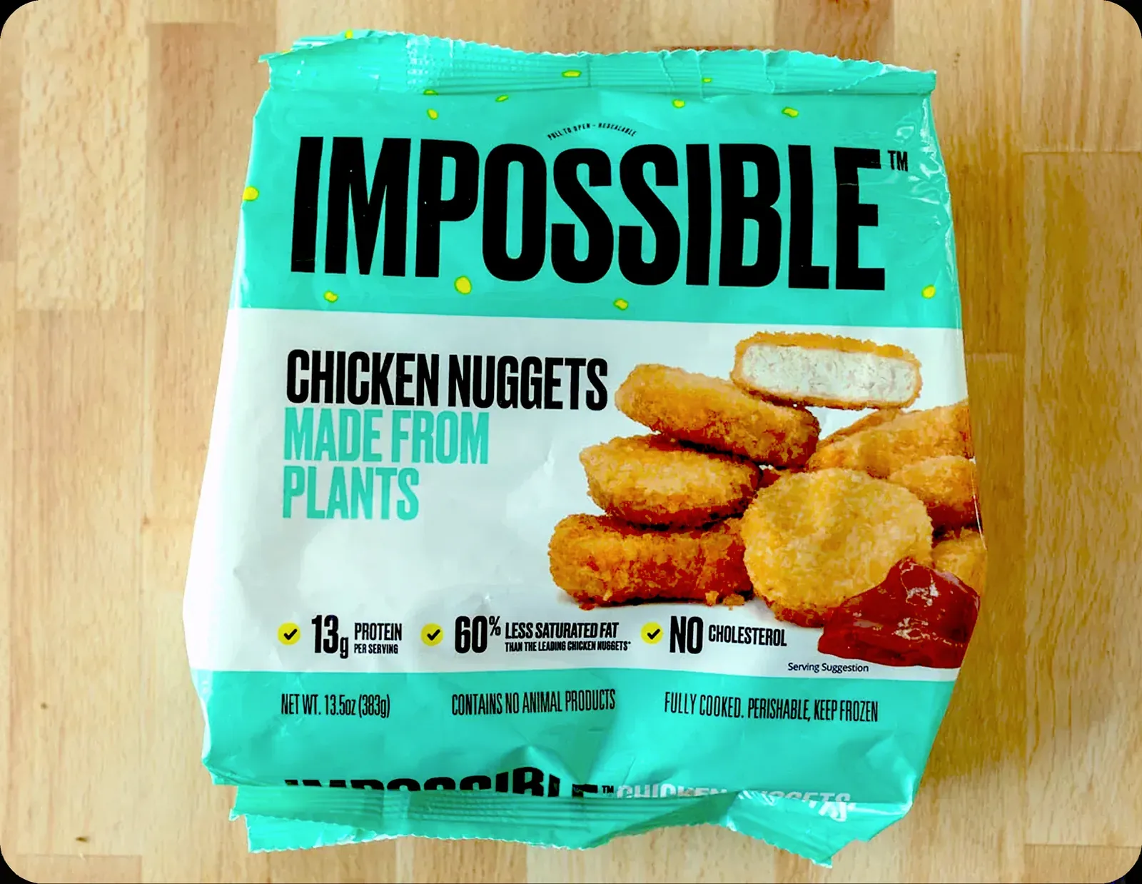 Impossible chicken nuggets packaging